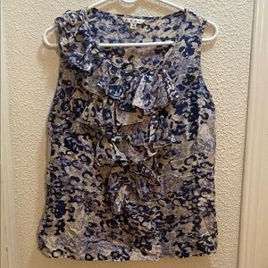 CAbi Silk sleeveless top size M